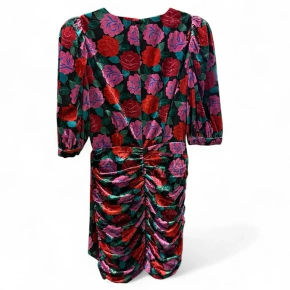 Ronny Kobo Short Dress Size Small Mini Floral cocktail party bach date femme nwt - Picture 4 of 8